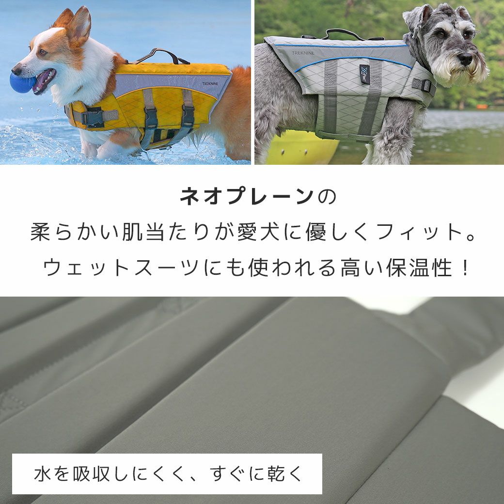 裏面は薄手のネオプレーンを使用