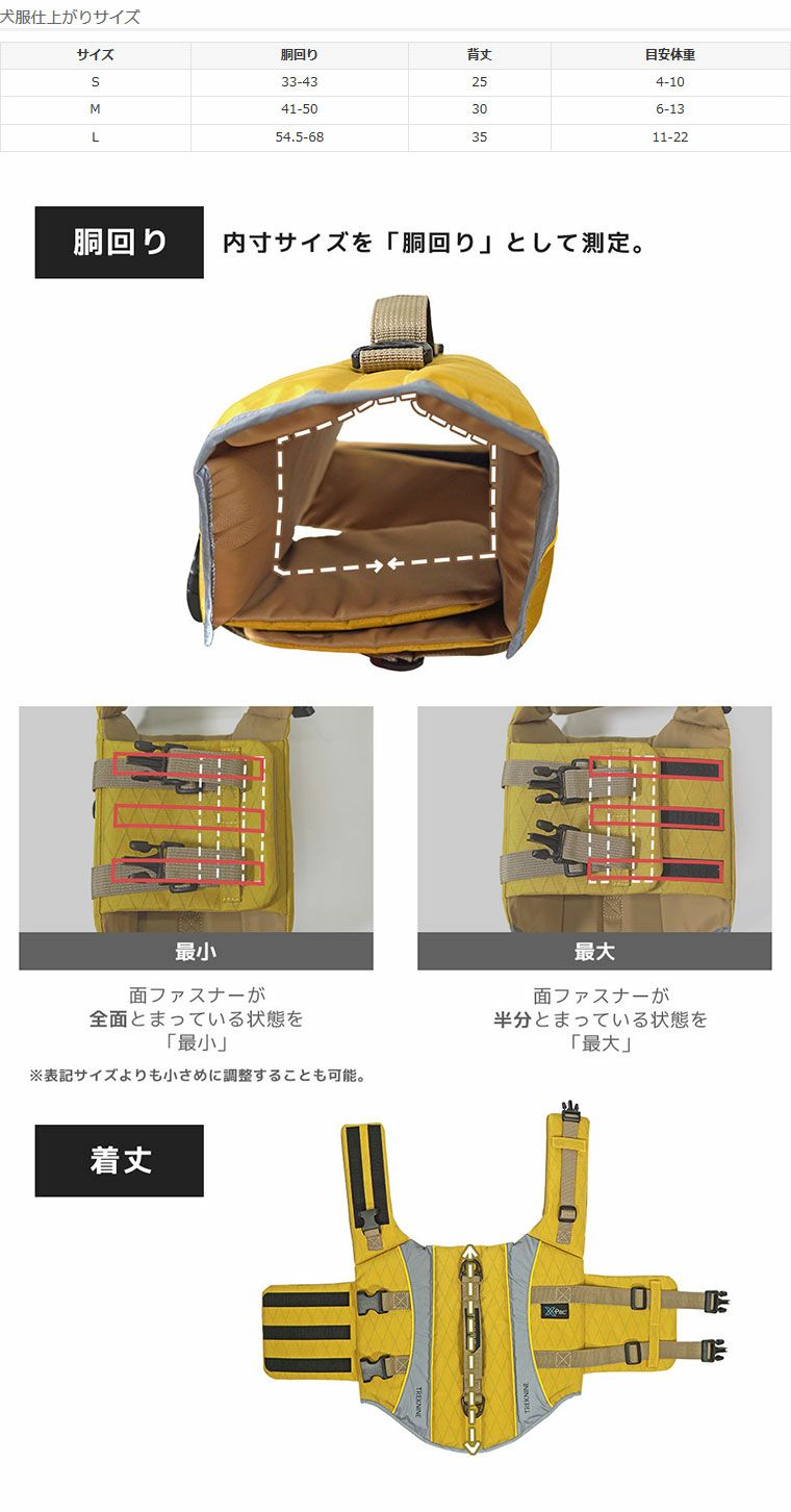 サイズ表