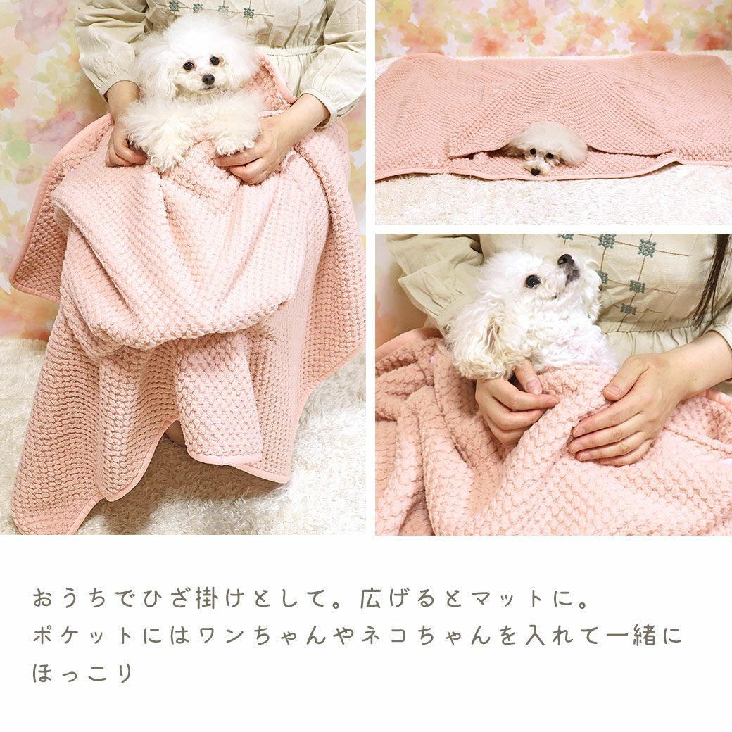 おうちでひざ掛けに