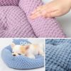ふわふわ中綿入りベッドでぐっすり