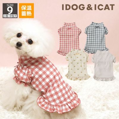 iDog fleur DANON パフスリーブハイネックTシャツ 蓄熱 保温 消臭 抗菌
