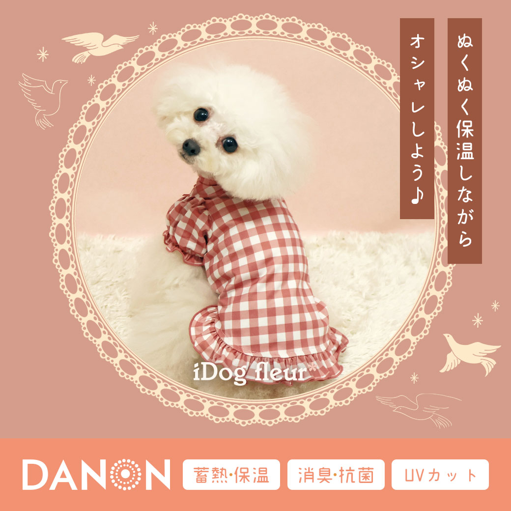 iDogfleurDANONパフスリーブハイネックTシャツダンオンアイドッグ
