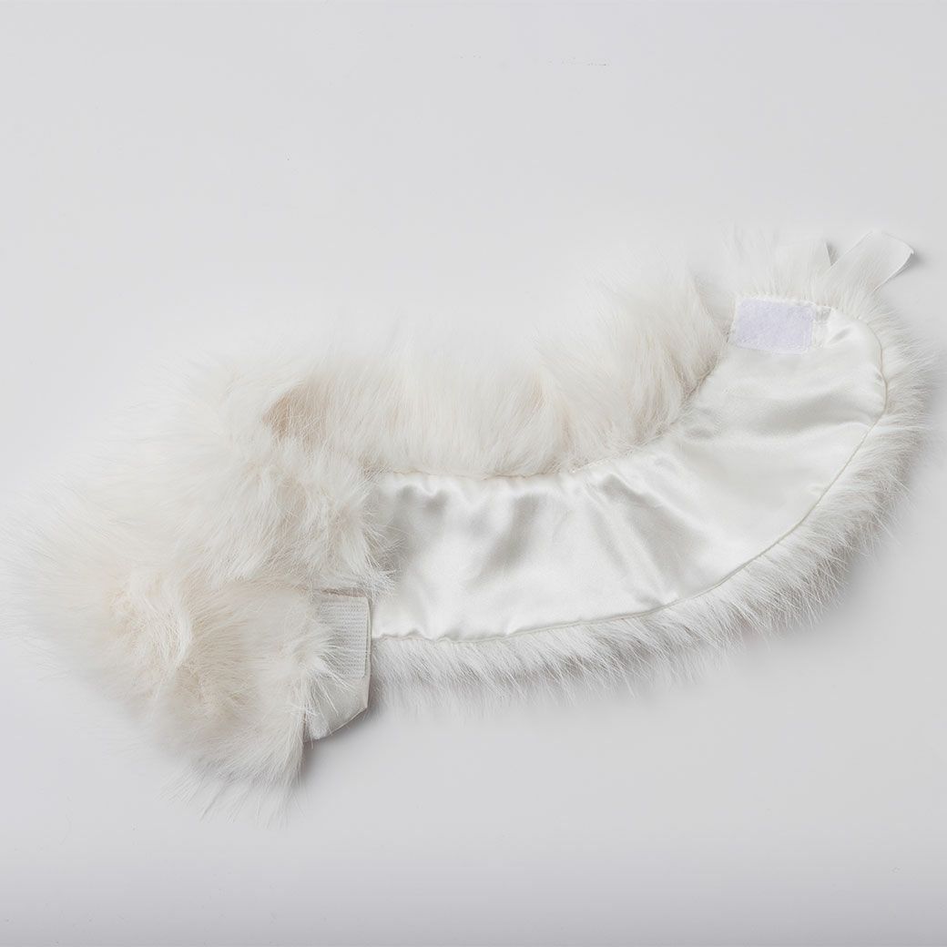 面ファスナーで全開になります