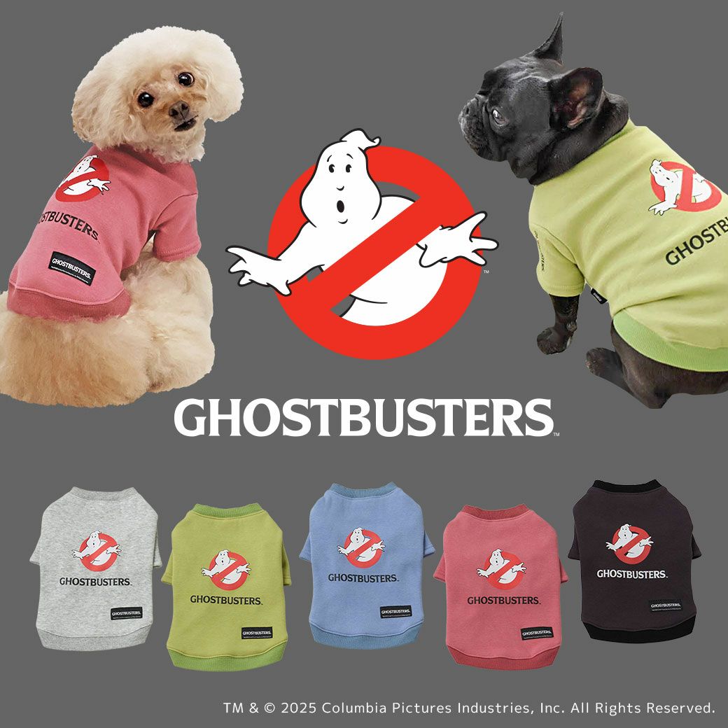 iDog GHOSTBUSTERS ゴーストバスターズ裏起毛トレーナー アイドッグ-犬