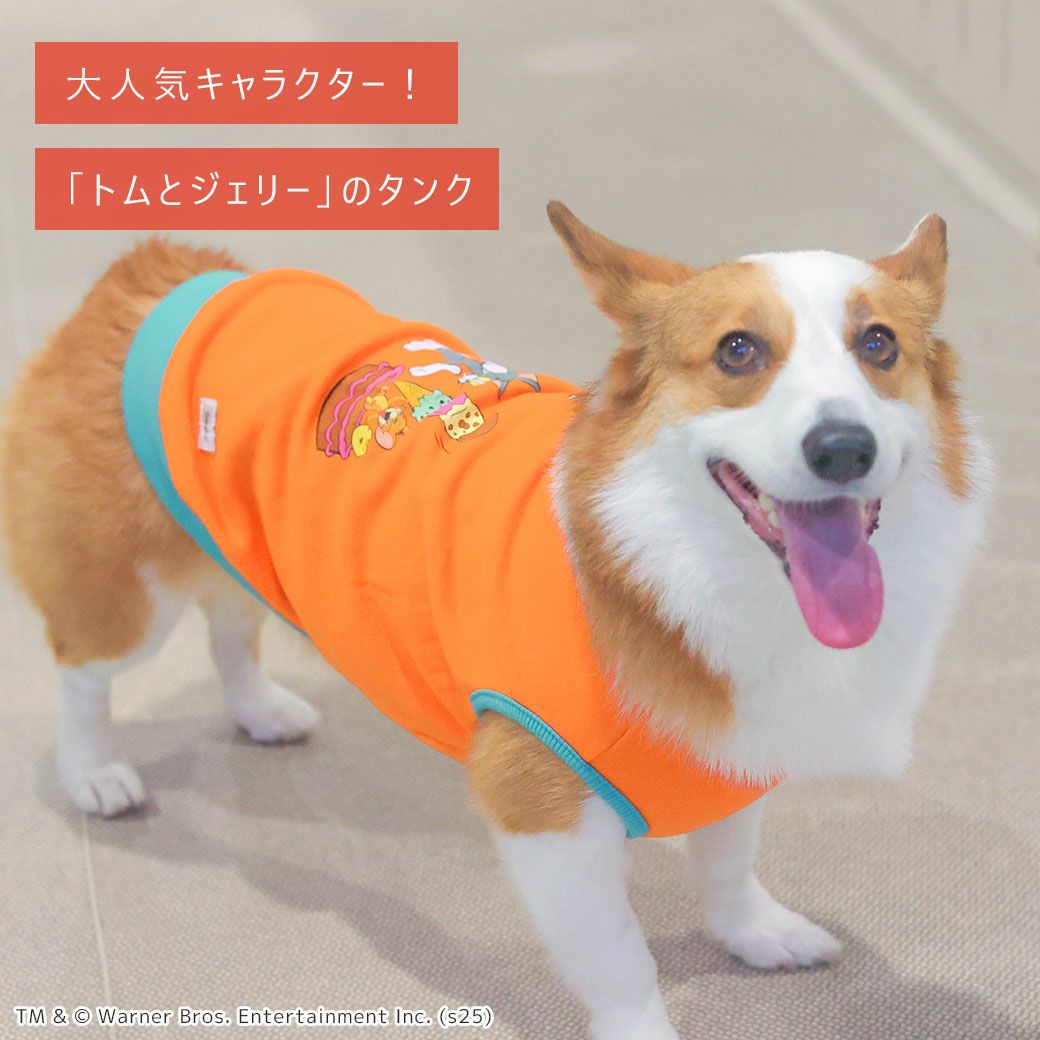 iDogTOMandJERRYあったか裏起毛タンクアイドッグ