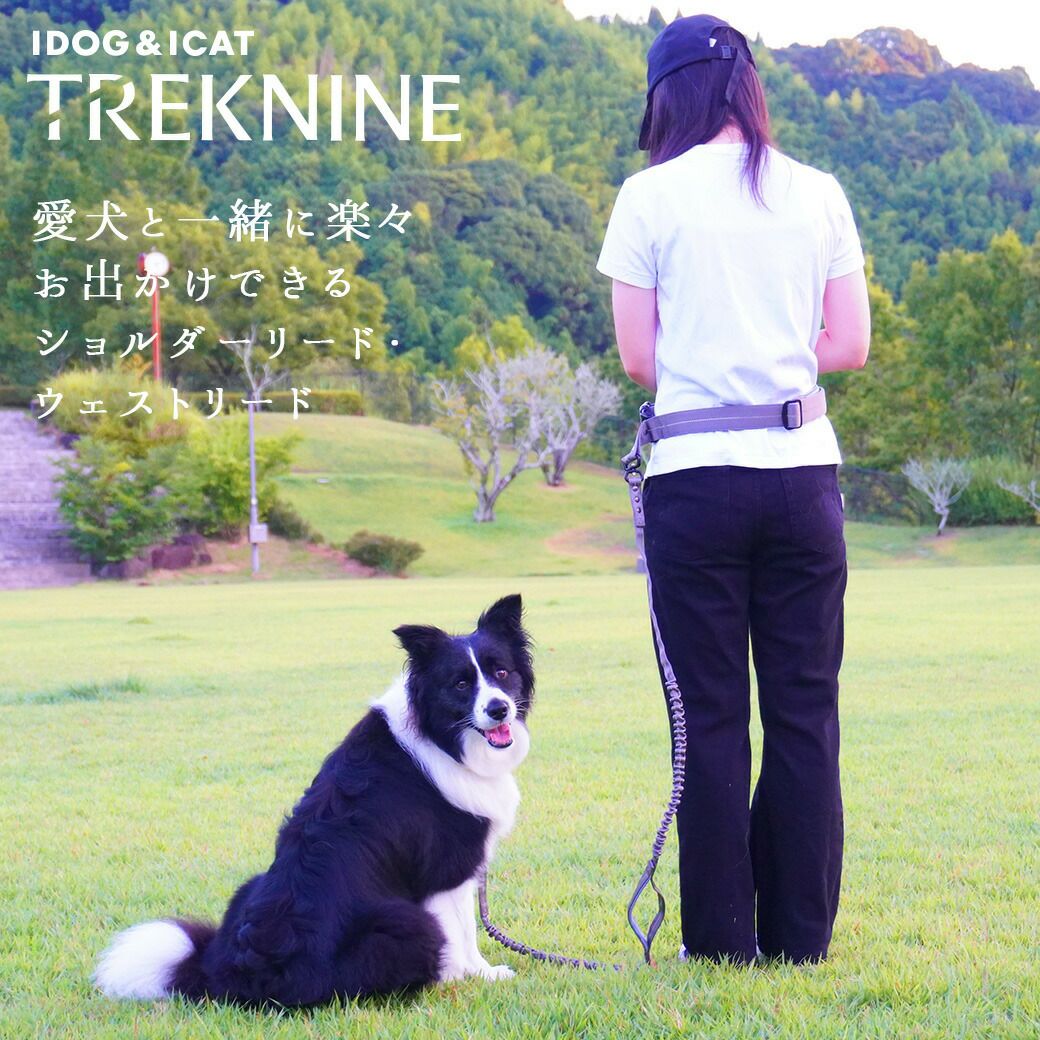【犬ショルダーリード】iDogTREKNINEウエストショルダーリードアイドッグ【お散歩用品お散歩グッズマナーグッズ消臭消臭ポーチ散歩うんち袋idog】