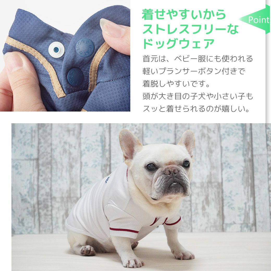 着せやすいからストレスフリーなドッグウェア