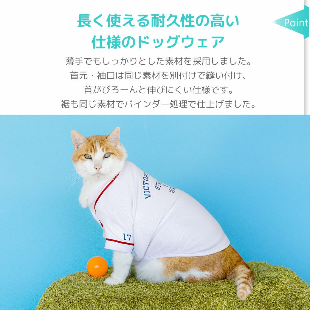 長く使える耐久性の高い仕様のドッグウェア