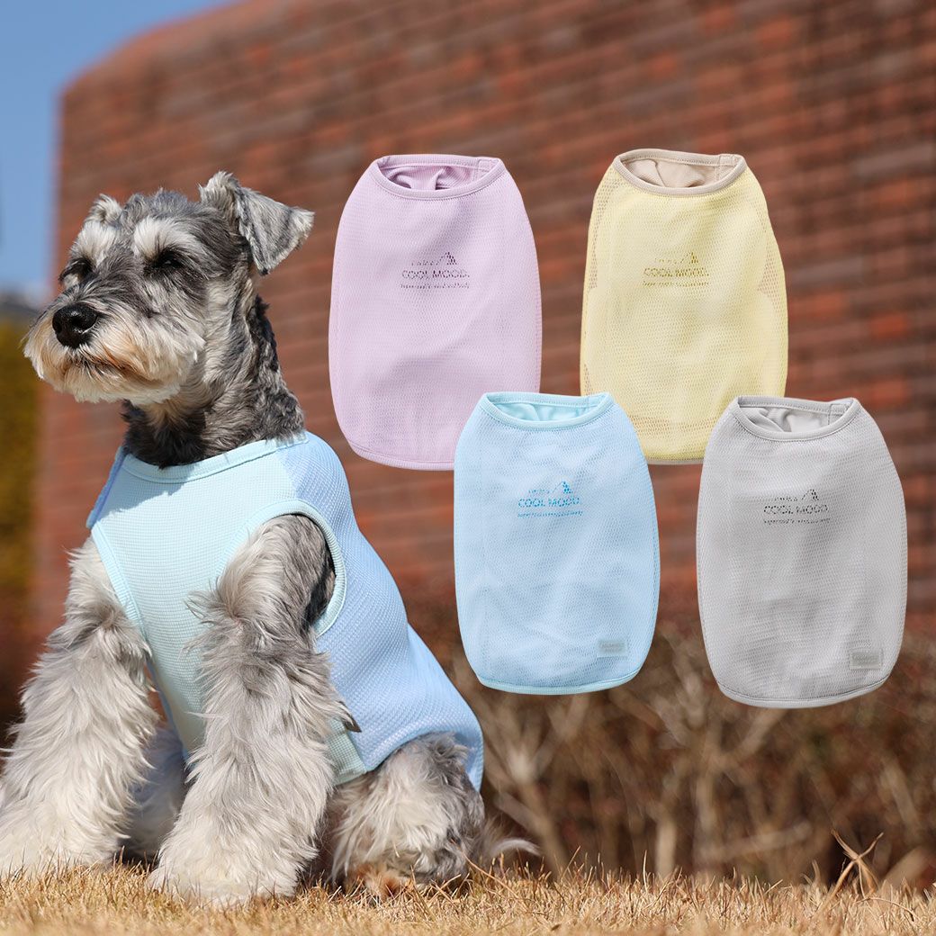 iDog AQUA HOLD ひんやり空冷&保水 肩開きWクールタンク