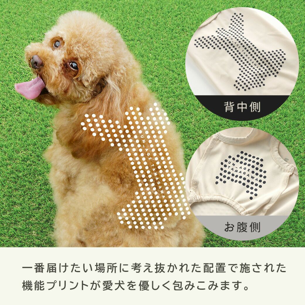 考え抜かれた配置で機能プリントを施しました